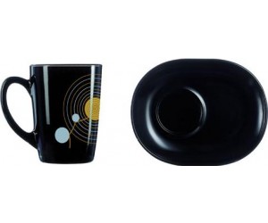 Luminarc (Arcopal) Сервиз Sequins Black чайный 12 пр. E8065