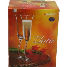 Bohemia Набор бокалов Zlata для шампанского 2 шт. 40697/190
