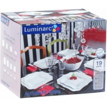 Luminarc (Arcopal) Сервиз Authentic White  столовый 19 пр. E6197