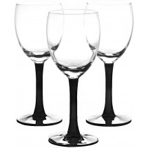 LIBBEY Набор бокалов для вина 3 шт. Clarity 31-225-055 черн