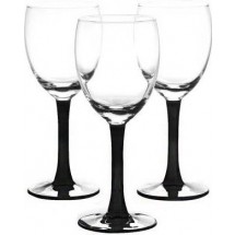 LIBBEY Набор бокалов для вина 3 шт. Clarity 31-225-059 черн