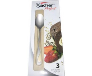 Sacher Набор десертных ложек 3 шт. Perfect SPSP1- DS3