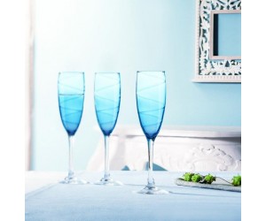 Luminarc Набор бокалов для шампанского 3 шт. Sweet Colors Blue G8452