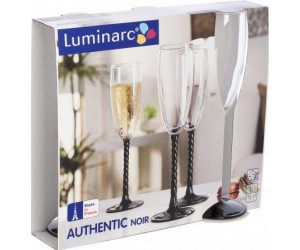 Luminarc (Arcopal) Набор бокалов для шампанского 3 шт. Authentic Black H5658