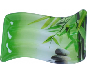S&T Тарелка "Зеленый бамбук" для маслин 15.5 см. 3818
