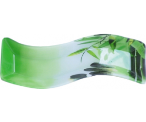 S&T Тарелка "Зеленый бамбук" для маслин 27.7 см. 3820