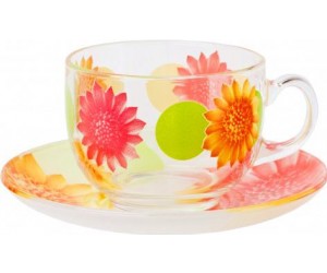 Luminarc (Arcopal) Сервиз Flowers Dream Orange чайный 12 пр. G1119
