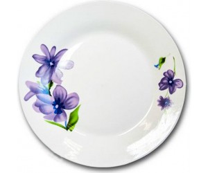 OSELYA Тарелка десертная 19 см. "Цветы Фиолетовые" 21-206-038