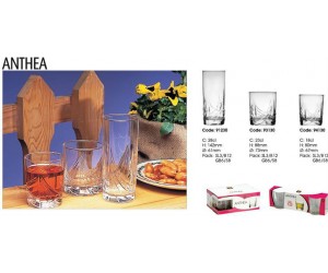 UniGlass Набор низких стаканов Anthea для сока 3 шт. 93130
