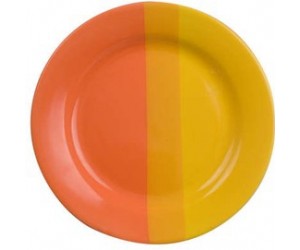 VETRO PLUS Тарелка десертная оранжево-желтая 19 см. 202140OYD