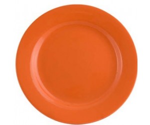 VETRO PLUS Тарелка плоская оранжевая 25 см. 202140809I