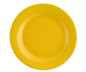 VETRO PLUS Тарелка плоская желтая 25 см. 202140120I