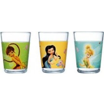 Luminarc (Arcopal) Набор средних стаканов Disney Fairies Butterfly 3 шт. H5836