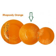 Luminarc (Arcopal) Тарелка Rhapsody Orange глубокая 21.5 см. H8727