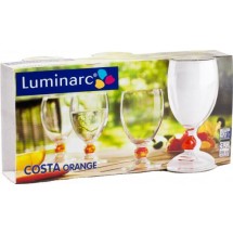 Luminarc Набор бокалов Costa Orange для вина 3 шт. H0378