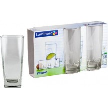 Luminarc Набор высоких стаканов 3 шт. Sterling 8106
