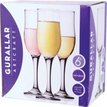 ArtCraft Набор бокалов для шампанского 6 шт. NEVAKAR AC31-146-044
