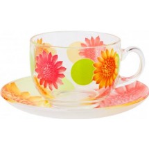 Luminarc (Arcopal) Сервиз Flowers Dream Orange чайный 12 пр. G1119