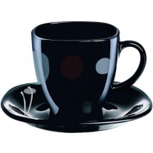 Luminarc (Arcopal) Сервиз Kyoko Black чайный 12 пр. G6904