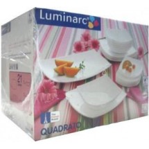 Luminarc (Arcopal) Сервиз Quadrato White столовый 21 пр. H6783